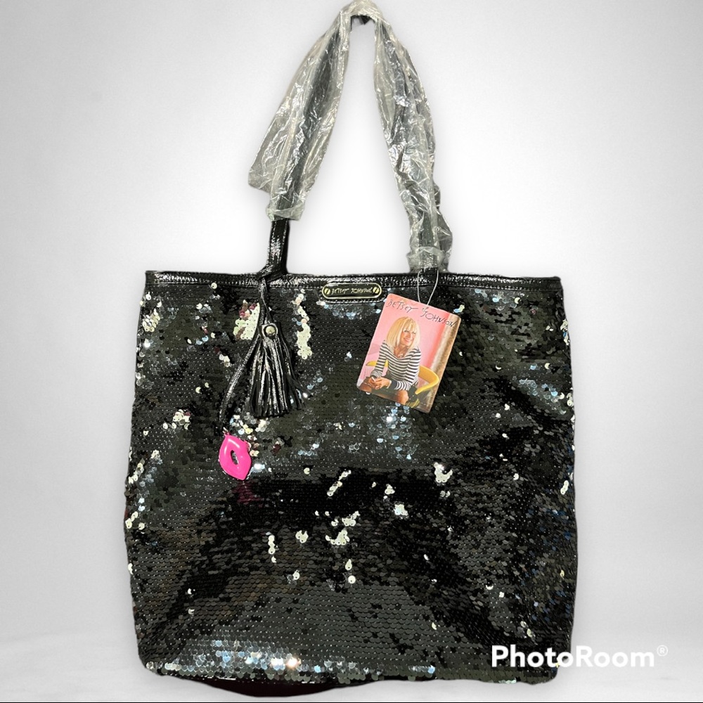 NWT Betsey Johnson Sequins Tote